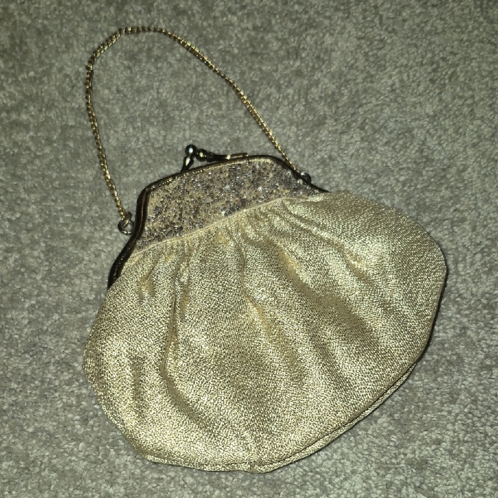 Chic Gold Wristlet Clutch